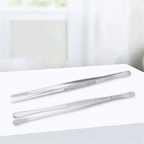 25cm Stainless Steel Barbecue Tong Heat Resist Food Clip