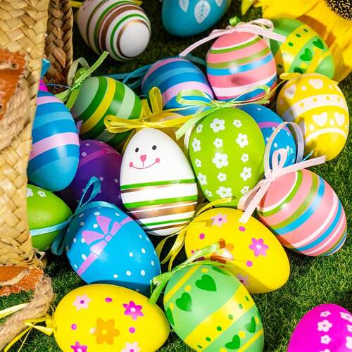 Easter Egg Hanging Decorations, Used for Holiday Decoration,