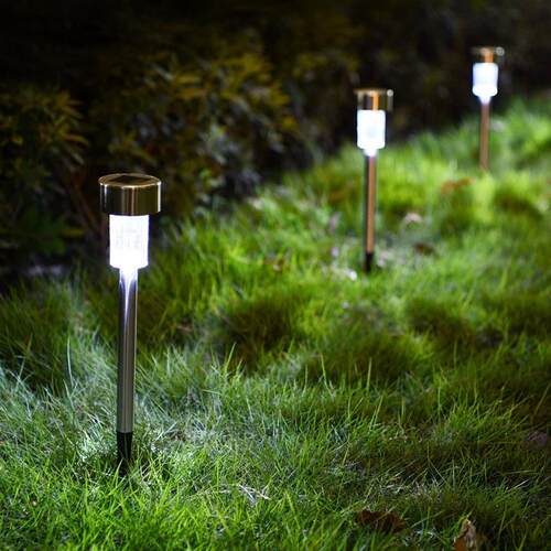 12Pcs Solar Garden Light Outdoor Solar Power Lantern Waterpo