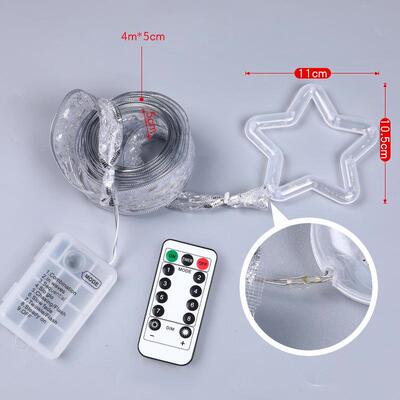 star lamp Christmas decoration bronzing ribbon light string