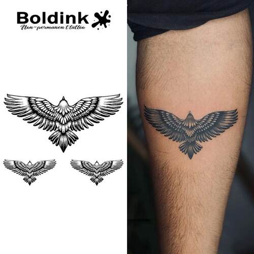 Eagles Temporary Tattoo,Lasts To 15 Days New Technology Magi