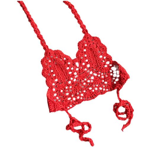 2024 New Summer Fashion Kids Girl Swimsuit Crochet Straps Bi