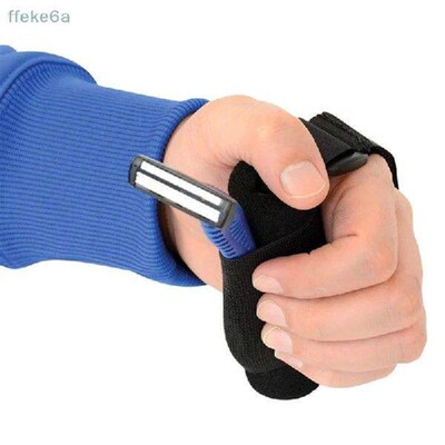 Aid Utensil Cuff Holder Strap Elastic Eating Assistance