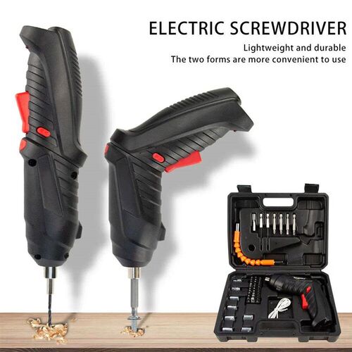 47Pcs 36V Rechargeable Cordless Electric Screwdriver Mini Dr