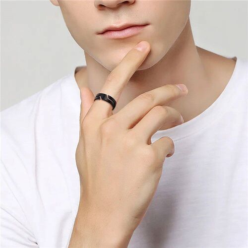 Skyrim Stainless Steel Ring for Men Women Couple Casual Fing