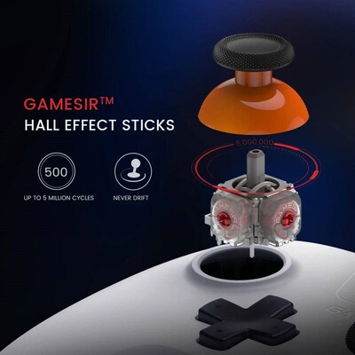 GameSir T4 Nova Lite Switch Controller Hall Effect Gamepad f