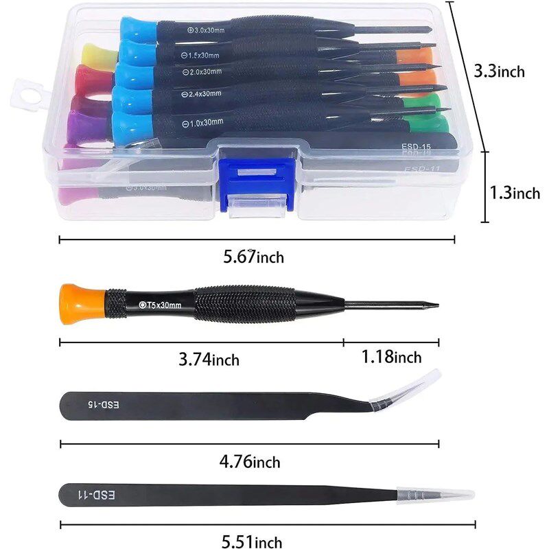 Magnetic Screwdriver Set Mini Multi-Function Magnetic Precis