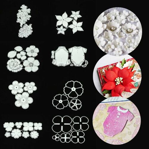 Leaves Scrapbook Embossing Paper Craft Knife Mould Flower Le