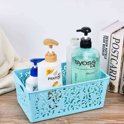 Storage Basket with Lid Plic Desktop Sundries Storage Basket