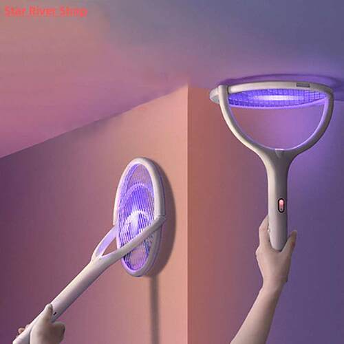 5 In1 Electric Mosquito Swatter Killer Lamp Multicunctional