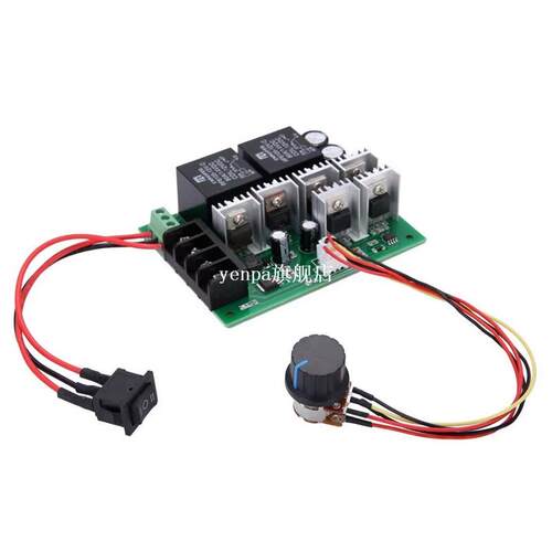 DC 10V-50V 12/24/36/48V 60A PWM Brush Motor Speed Control CW