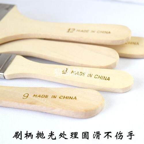 12Pcs Wooden Oil Paintin Brush Acrylic brush Paint Brush