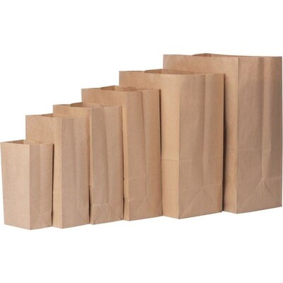 Thickening packs a brown paper bag one-time oil baked bread