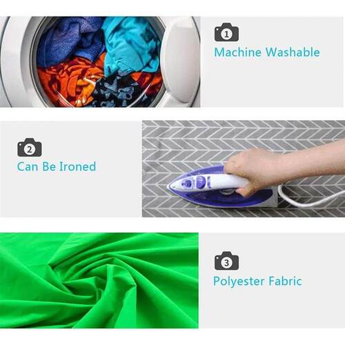 Photography Background Backdrop Cloth Smooth Green White Bla