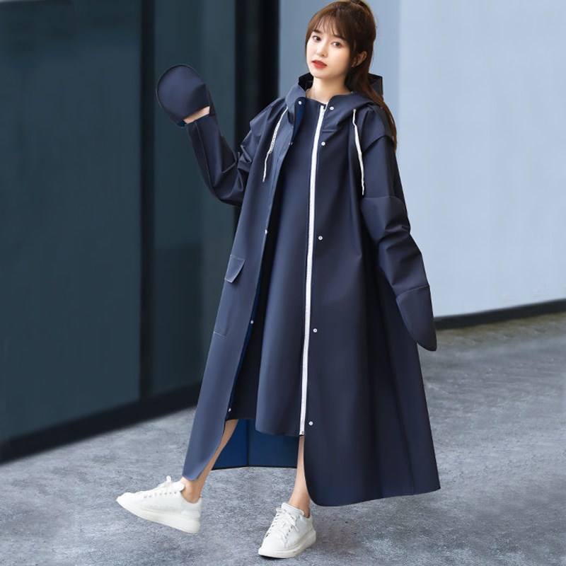 Motorcycle Bicycle Bike Raincoat for Men Women EVA Poncho Ad图片