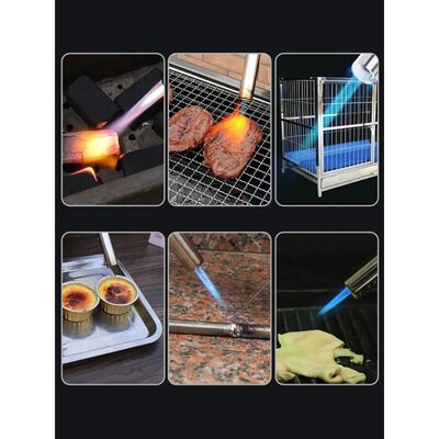 Torch Cooking AutoIgnition Butane Gas Welding-Burner Outdoor