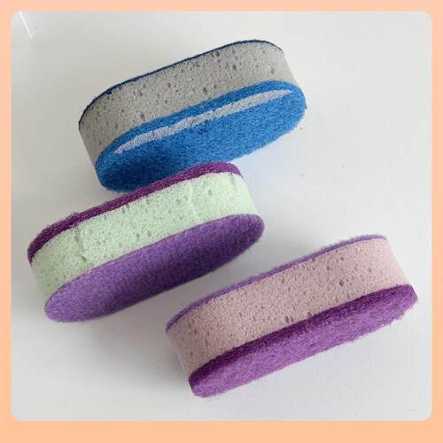 Thick, high-density colored dishwashing sponges, kitchen cle
