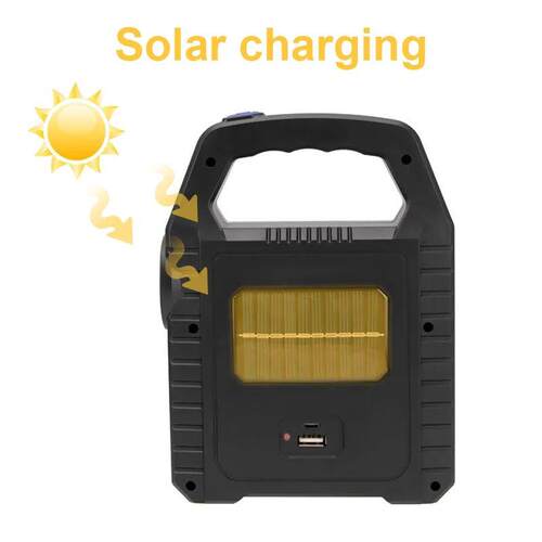 Portable Solar Lantern COB LED Work Lamp Waterproof Emergenc