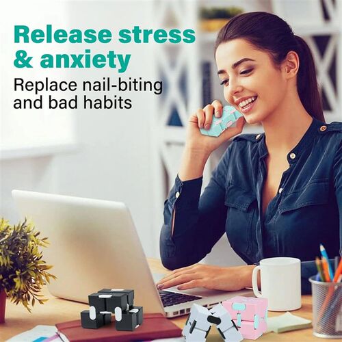 Infinity Cube Fidget Toy Stress Relieving Fidgeting Game for