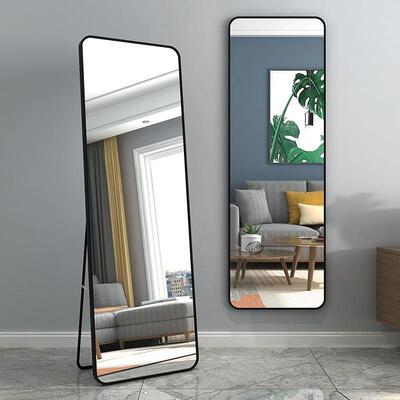 metal frame rack full-body mirror wall mirrow Bedroom mirror