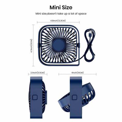 TOPK USB Desk Fan Strong Airflow & Quiet Operation
