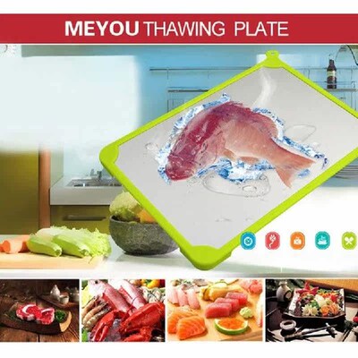 Food Defrosting Tray Professional Silicone Rapid Thawing