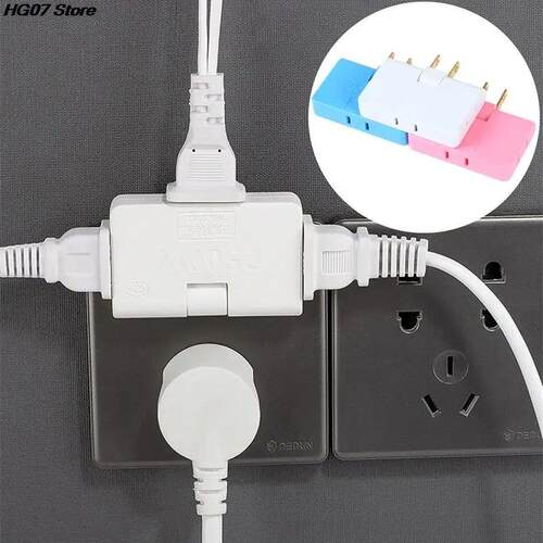 New 1PCS Rotatable Socket Converter 180 Degree Multi Plug Sl