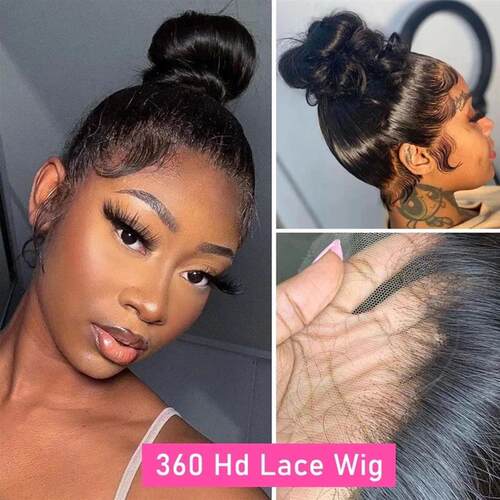 360 Lace Wig 32Inch Body Wave Lace Front Wig 13x4 Human Hair
