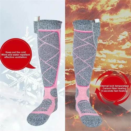 Intelligent Electric Winter Warm Socks for Anti-Cold Skiing