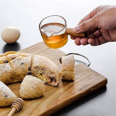 Dipping Bowl with Handle, Glass Bowls, Seasoning Dish,