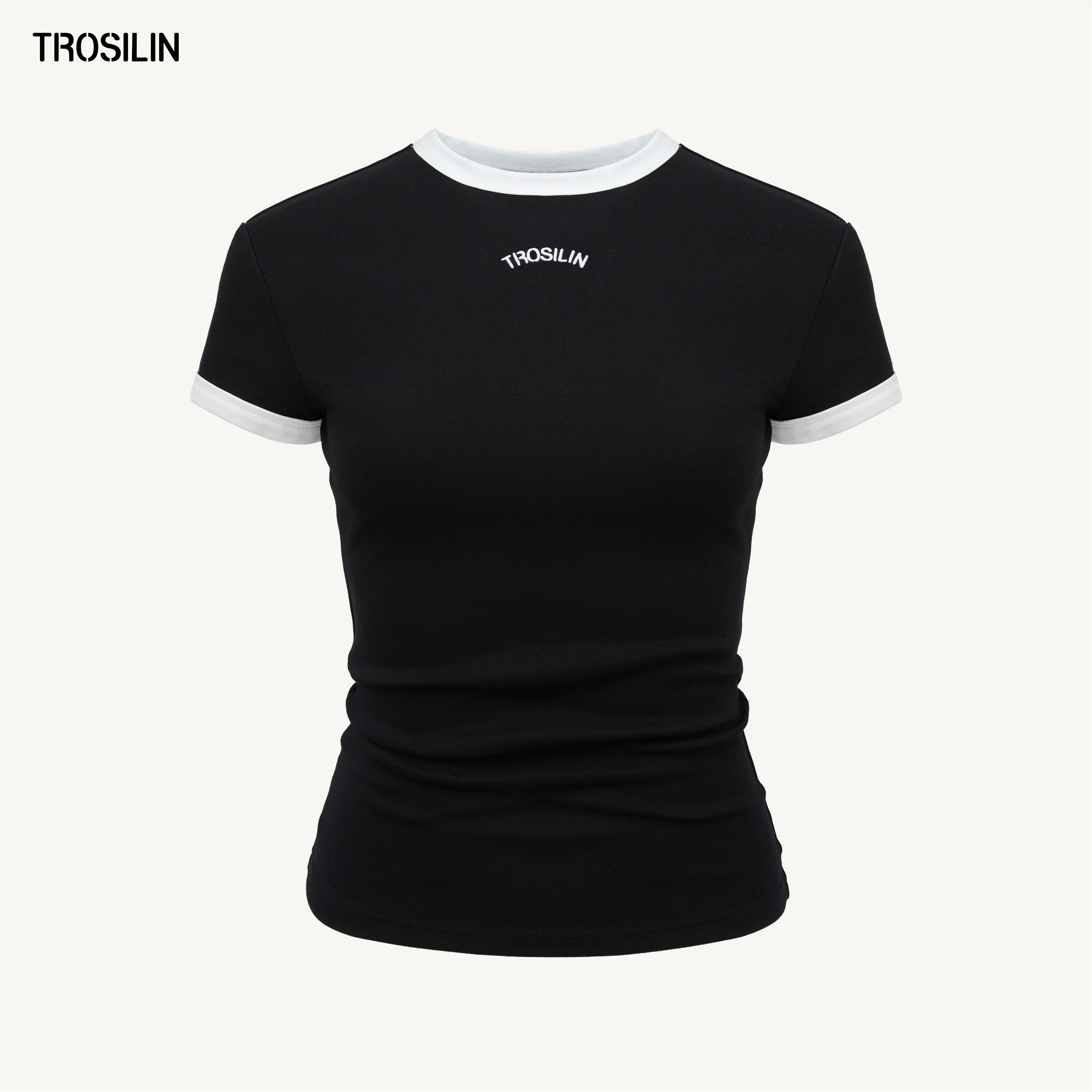 25早秋新品修身堆叠短袖T恤