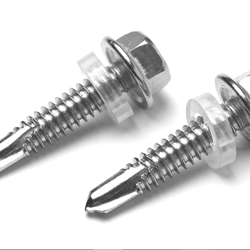 M5.5 30g4 410不锈钢外六角钻尾螺丝\彩钢瓦\自攻自钻\燕尾螺丝钉