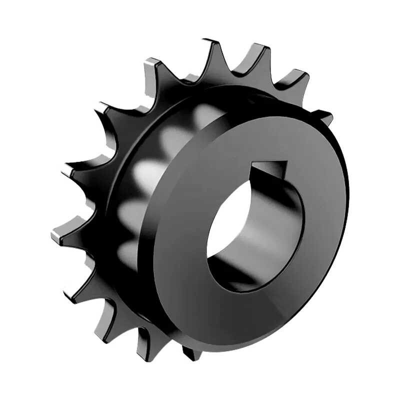 45钢成品孔4分5分6分1寸链轮配08B/10A/1L2A/16A链条齿轮非标定制