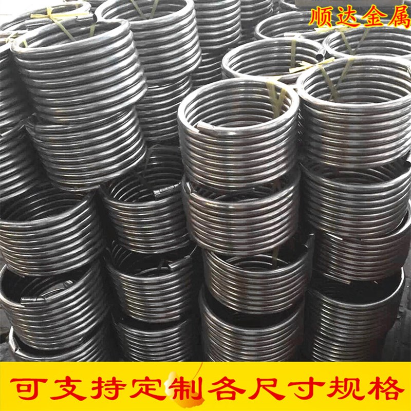 弹簧圈20c1不锈钢304防盗网门窗花装饰25mm圆管六米管弯半圆环配