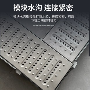 水沟配件弯头直角成品排水沟u型槽三通配件水沟堵头四.通成品弯头