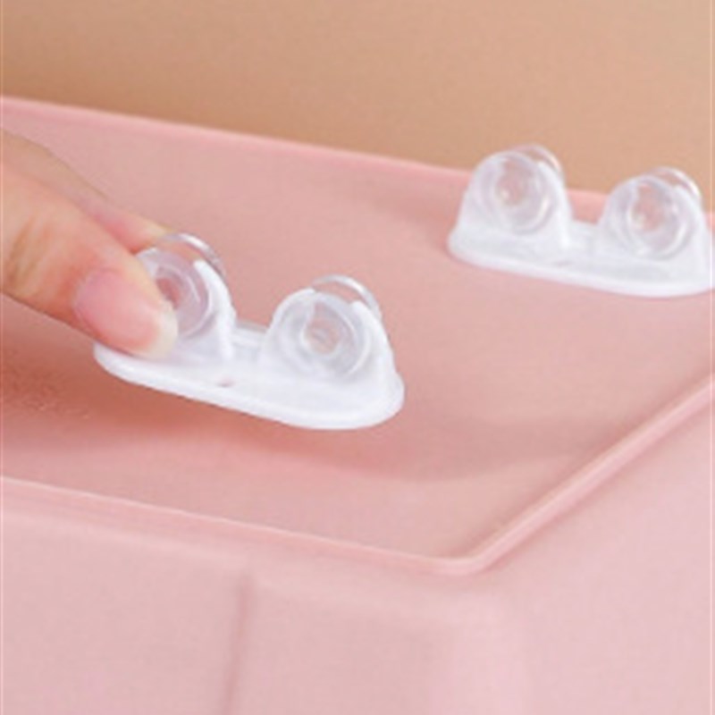 跨境收纳盒小滑轮置物架通用轮子床底移动箱定向迷你小滚轮万向轮