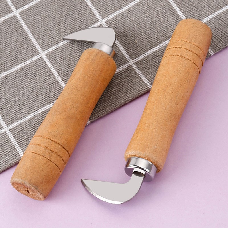 新款青皮核桃刀开核桃神器家用挖剜破削去皮刀子专用开口去绿皮