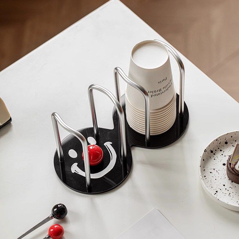 可爱一次性杯子取杯器家用桌面饮水机纸杯架高颜值纸杯收纳置物架,家庭/个人清洁工具,杯架,淘宝优惠券,粉丝福利购,淘宝优惠卷