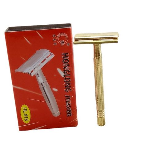 816 手动剃须刀 套装全金属锌合金刀架 老式手动刮胡刀