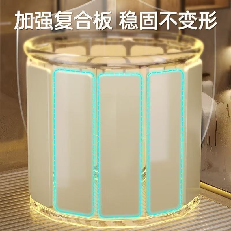 婴儿游泳桶-岁可大容量加深泡澡桶免安浴桶