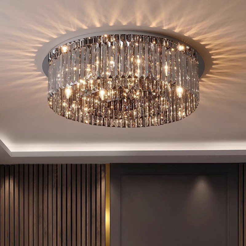 悦已2025新款轻奢意式客厅灯餐厅灯护眼卧室灯水晶灯吸顶灯大厅灯