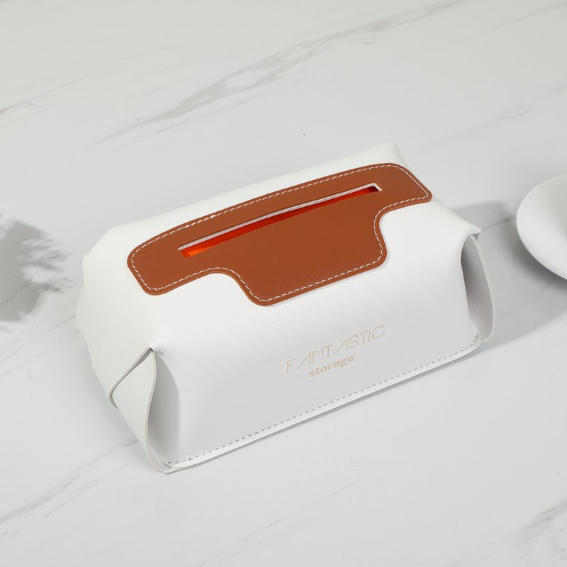 皮革材质车载抽纸盒家用卧室皮革简约抽纸盒大学生寝室抽纸盒