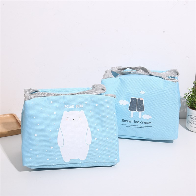 铝箔卡通保温袋户外野餐包旅游带饭包 手提便当包小号饭盒保温包