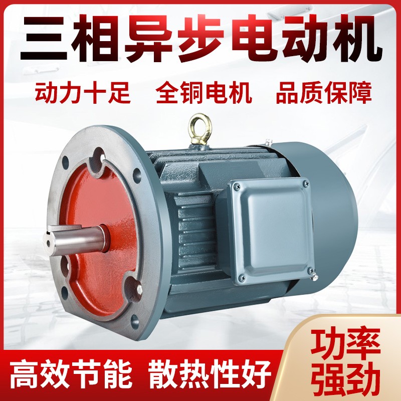 三相电机Y80M2-2 1.1KW/s0.55/80M2-4 0.75KW全铜YE2电机铝壳380V