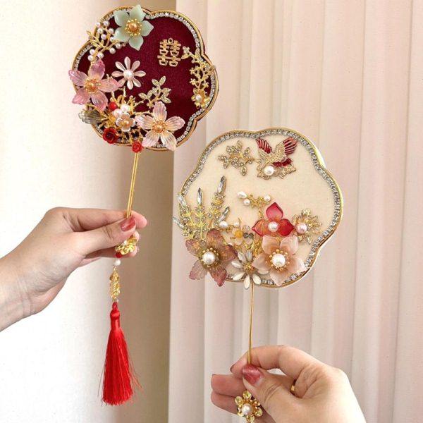 吾家婚品结婚喜字迷你小团扇新娘中式秀禾结婚掌扇子晨袍拍照道具,居家日用,扇子,淘宝优惠券,粉丝福利购,淘宝优惠卷