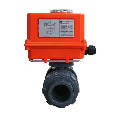 电动UPVC球阀Q921F-16S化工耐酸碱PPH热熔CPVC塑料双由令活接