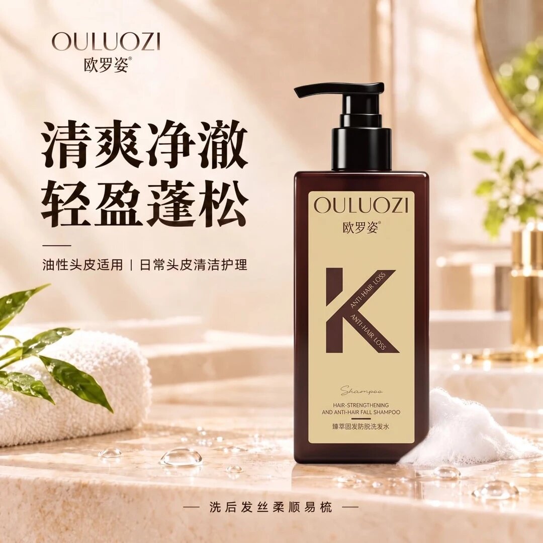 OULUOZI欧罗姿臻萃固发防脱洗发水蓬松高颅顶控油丰盈柔顺清洁