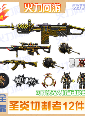 cf穿越火线端游KAC圣炎切割者12件套AK47牛魔王迷你牛牛芭蕉扇