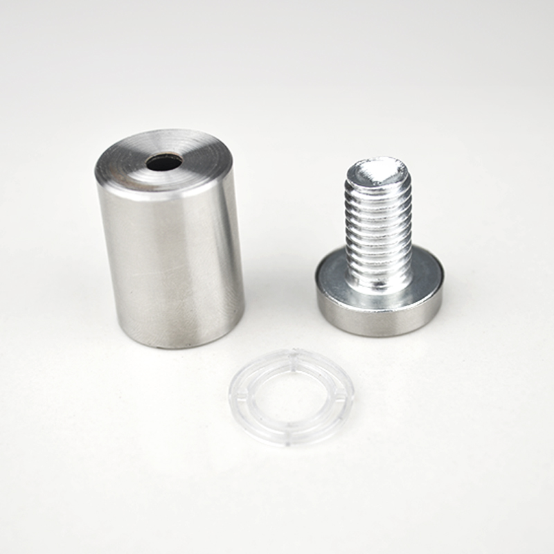 不锈钢螺丝帽铆钉螺丝玻璃挂x墙钉子客厅创意镜子加长广告钉装饰