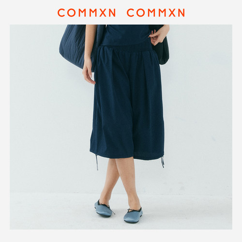 COMMXN·阳光微皱沙滩短裤新款